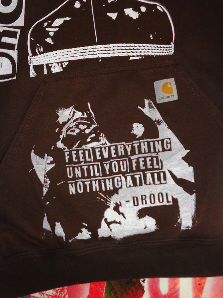 FOMO Collection - Collage Carhartt Manifesto / Feel Everything Hoodie  - S - 14629