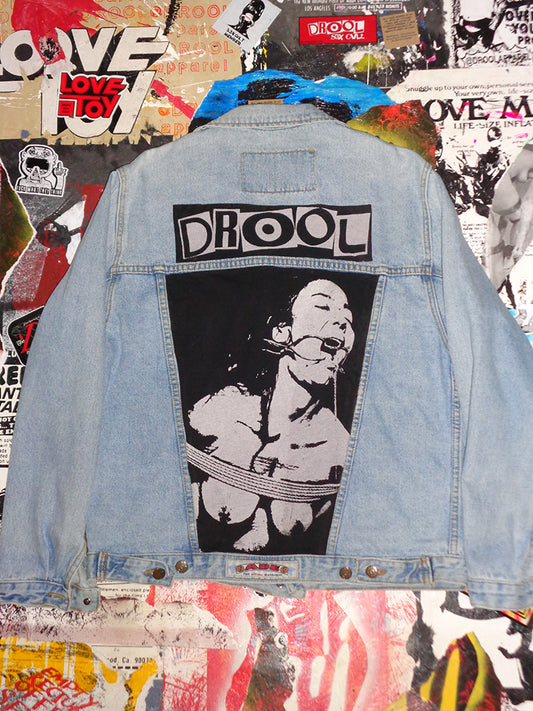 FOMO Collection - ABE Vintage Made in USA Origin Story Denim Jacket  - S - 14534