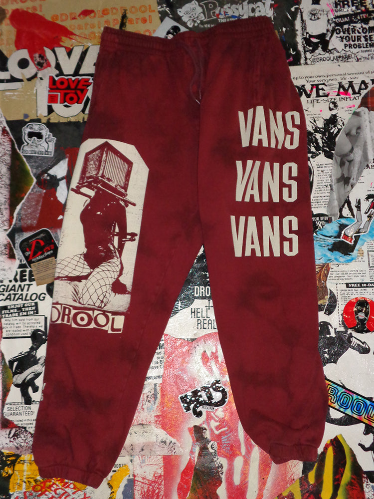 FOMO Collection - Vans Box Head Joggers  - M (Waist = 32", Inseam = 27", Length = 38")- 14726