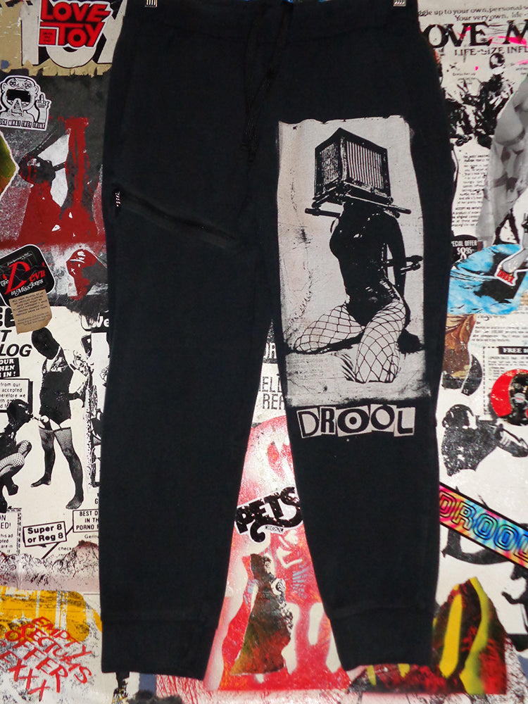 FOMO Collection - Champion Box Head Joggers  - L (Waist = 32", Inseam = 25", Length = 35")- 14727
