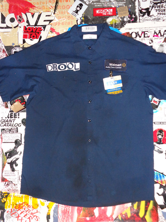 FOMO Collection - DISTRESSED "Wal-Mart" Collage FTPA / Manifesto Work Wear  - L - 14735