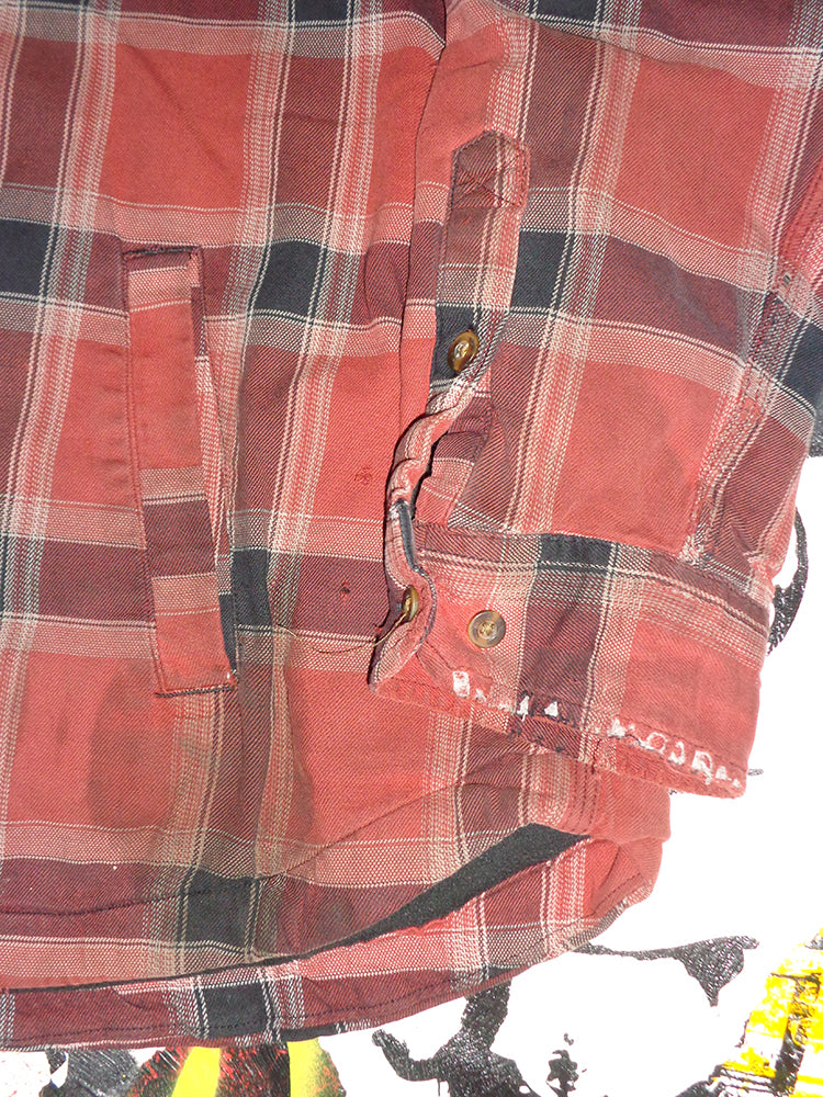 FOMO Collection - DISTRESSED Carhartt Collage FTPA / Manifesto Quilted Lined Flannel(with pockets)  - 2XL - 14736