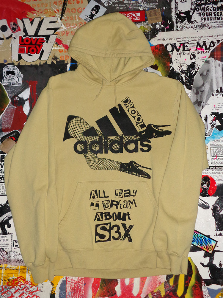FOMO Collection - A.D.I.D.A.S. Collage Legs Hoodie  - M - 14743