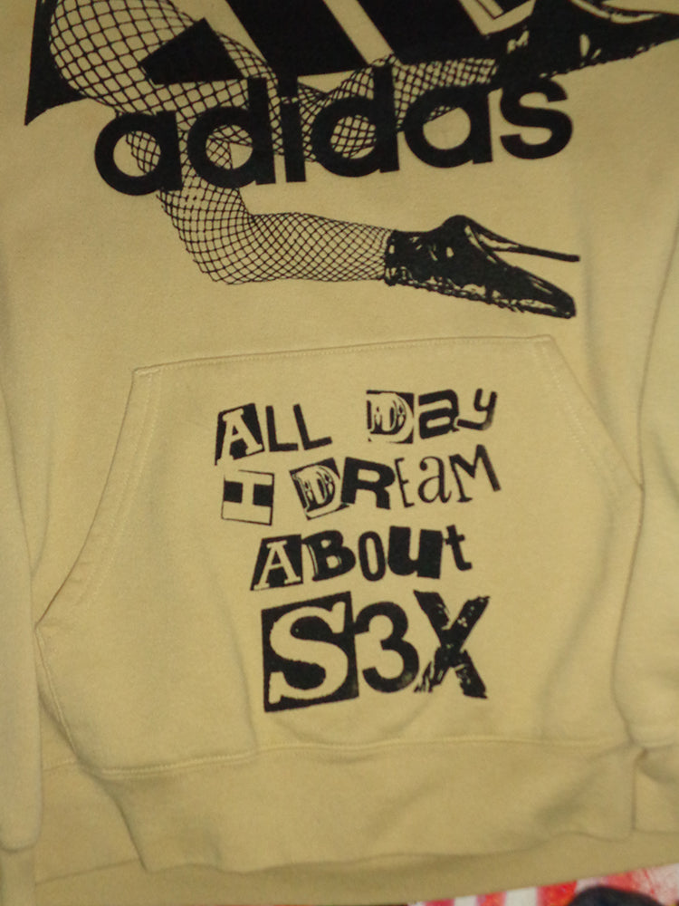 FOMO Collection - A.D.I.D.A.S. Collage Legs Hoodie  - M - 14743