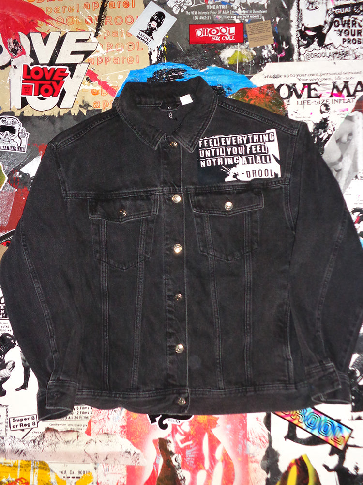 FOMO Collection - Divided Origin Story / Feel Everything Denim Jacket  - M(Women's) - 14745
