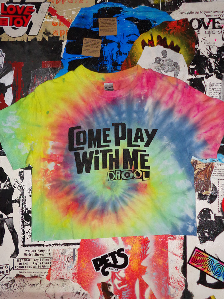 FOMO Collection - Come Play With Me Raw Cut Crop Top  - S - 1489