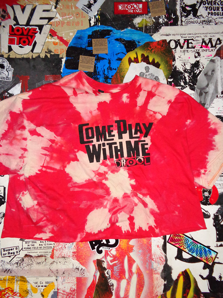 FOMO Collection - Come Play With Me Raw Cut Crop Top  - 2XL - 14813