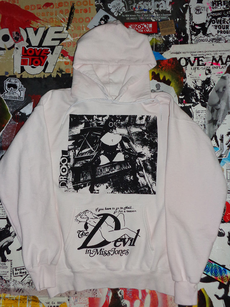 FOMO Collection - Collage Piano Nun / Devil In Miss Jones Hoodie  - M - 14821