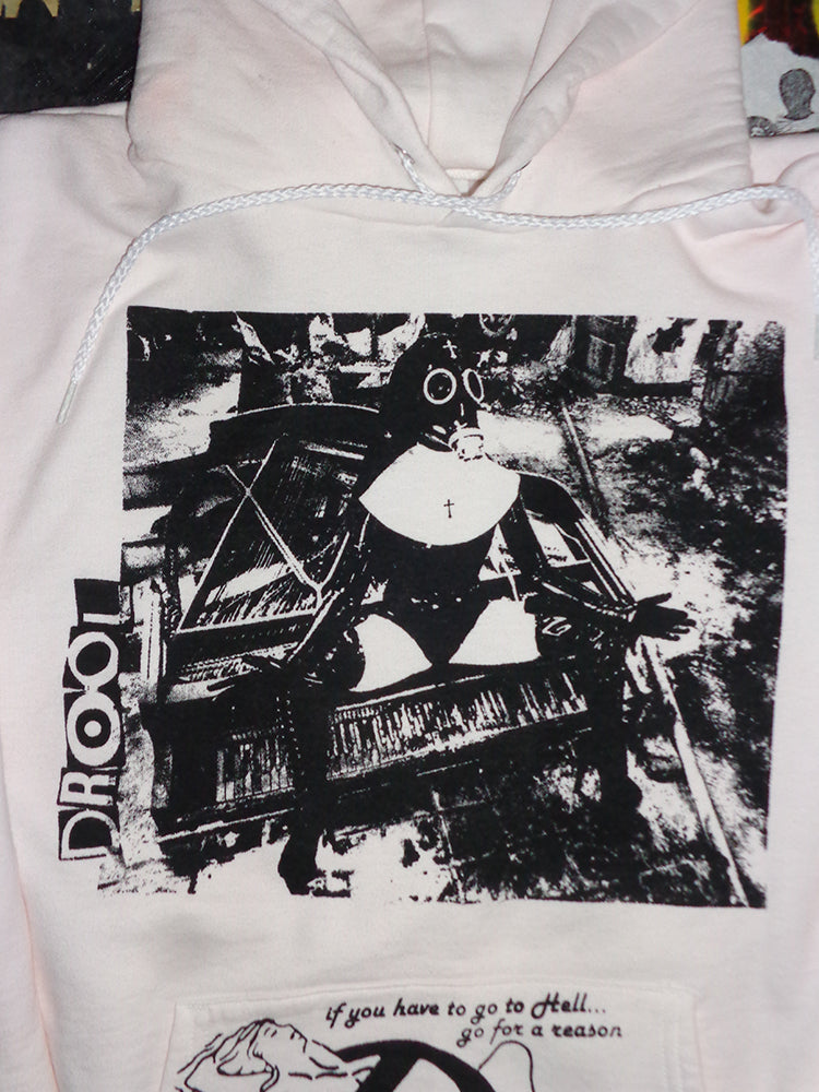 FOMO Collection - Collage Piano Nun / Devil In Miss Jones Hoodie  - M - 14821