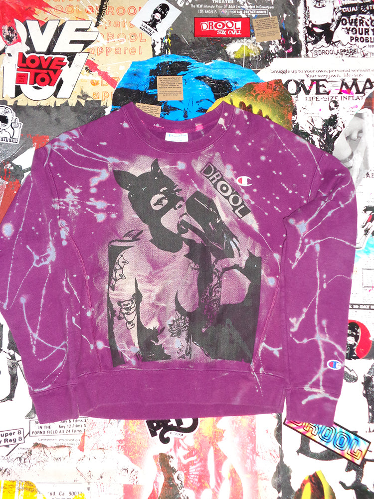 FOMO Collection - Champion Reverse Weave Vice Girls Crewneck  - M - 1498