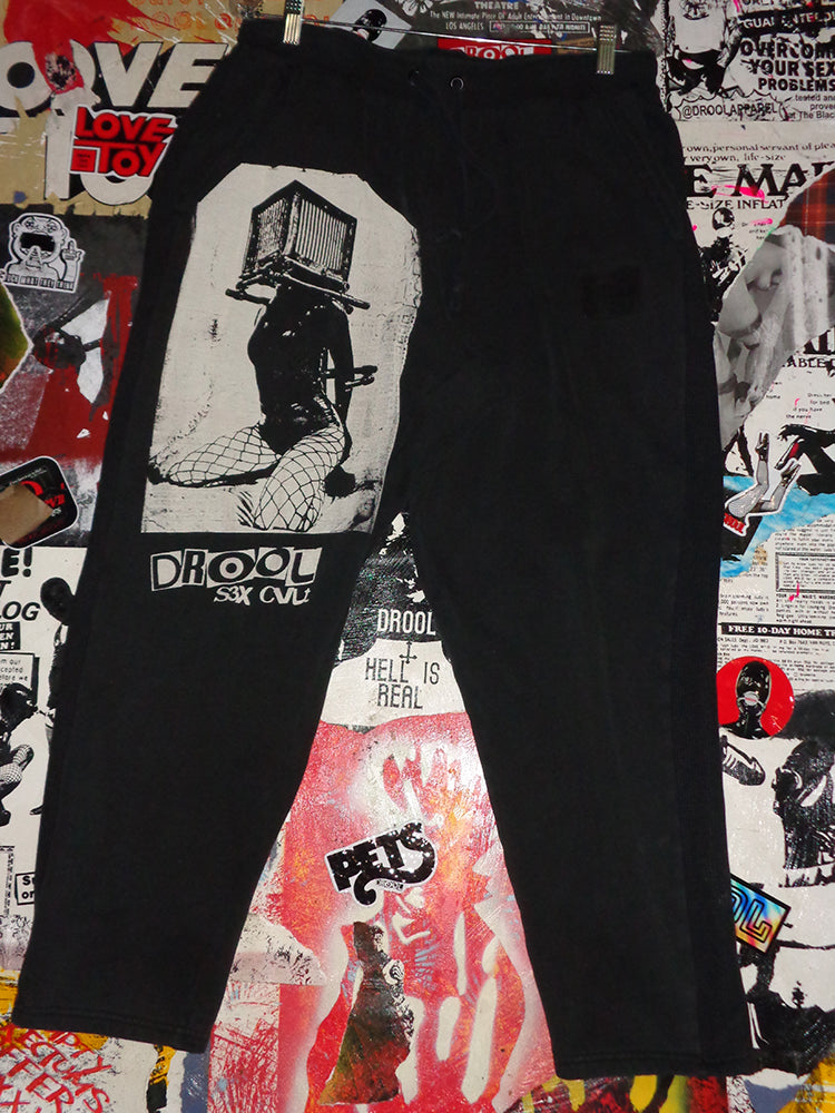 FOMO Collection - Puma Box Head Sweatpants - XL(Waist = 34", Inseam = 27", Length = 36") - 14911