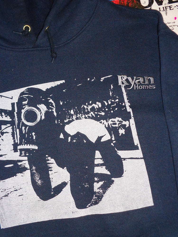 FOMO Collection - Carhartt "Ryan Homes" Collage Rubber Pup / Pets Hoodie - XL - 14923