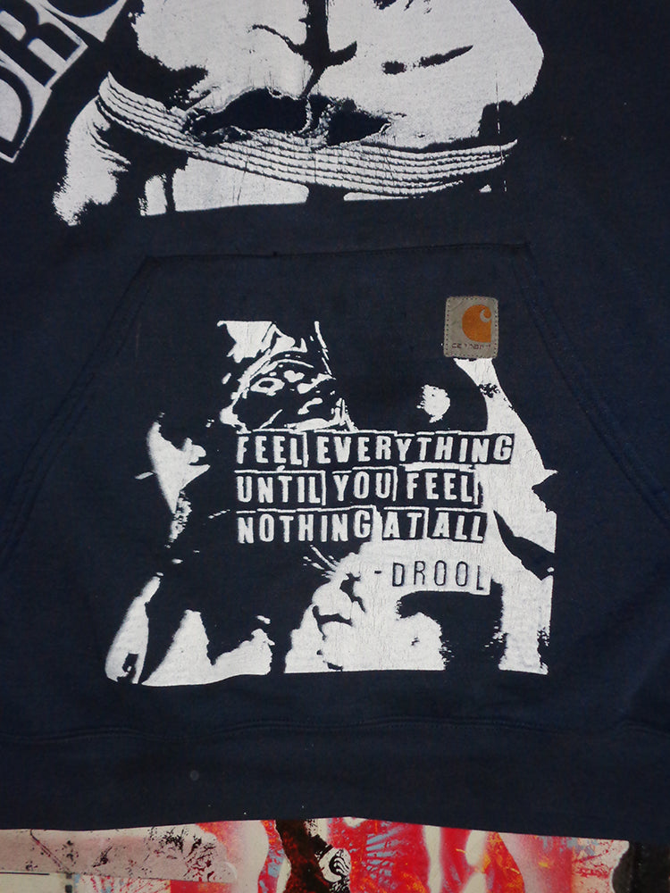 FOMO Collection - DISTRESSED(see photos) Carhartt Collage Origin Story / Feel Everything Hoodie - 2XL - 14924