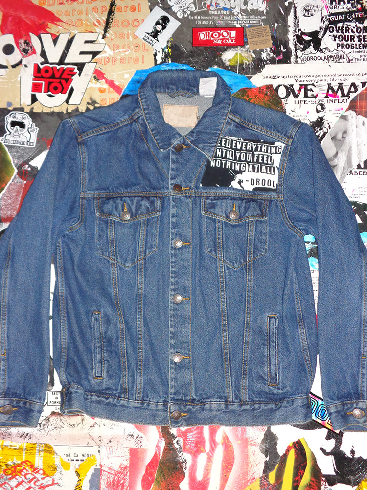 FOMO Collection - C.E. Schmidt Collage Manifesto Denim Jacket - XL - 14931