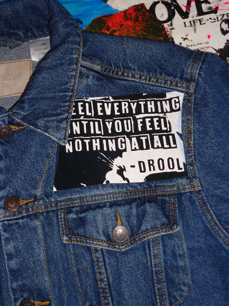 FOMO Collection - C.E. Schmidt Collage Manifesto Denim Jacket - XL - 14931