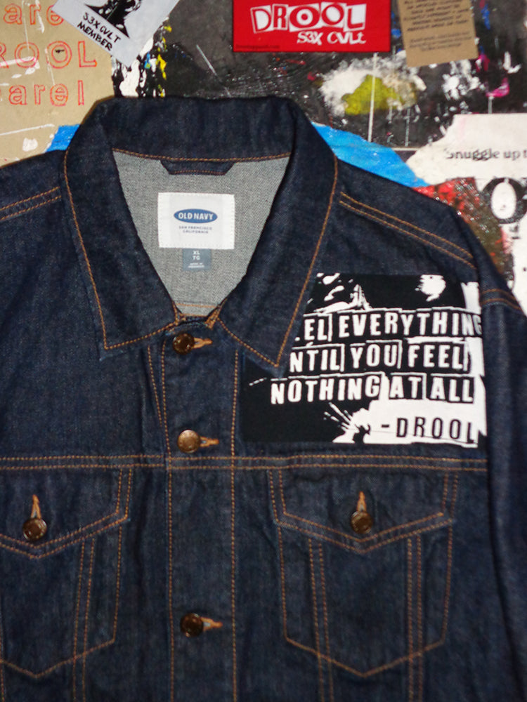 FOMO Collection - Old Navy Collage FTPA / Manifesto Denim Jacket - XL - 14932