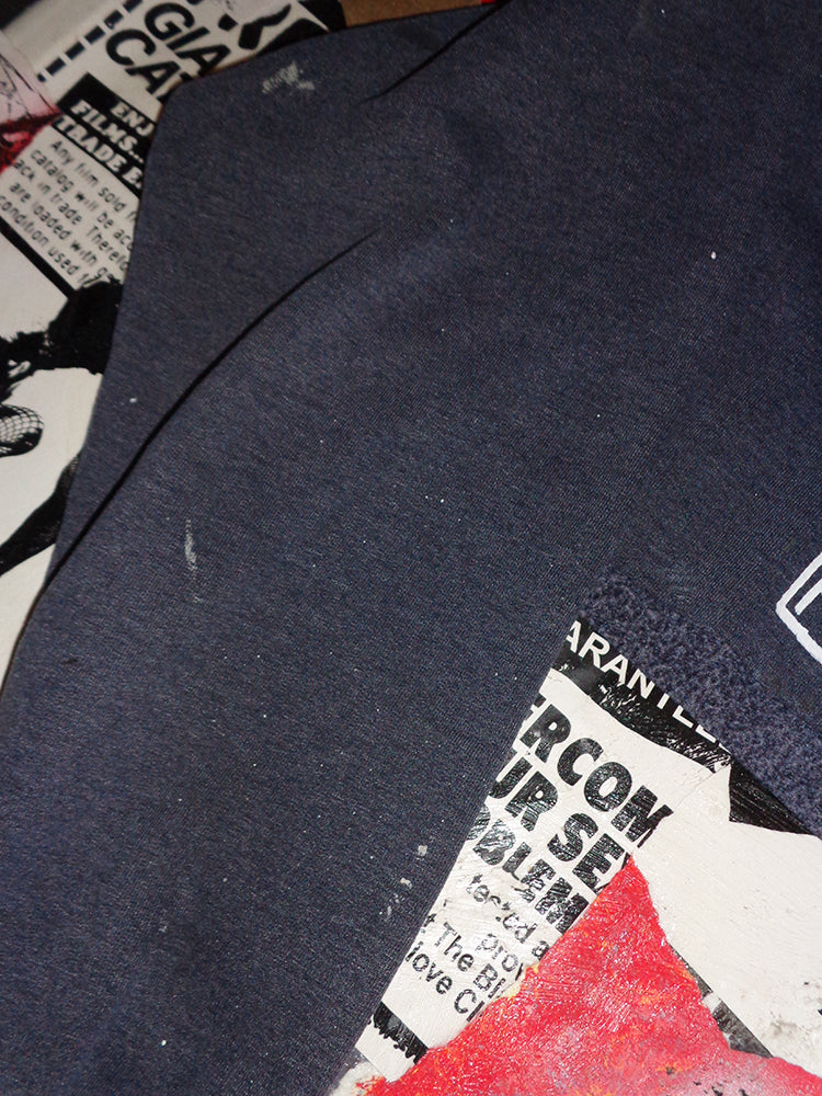 FOMO Collection - DISTRESSED Champion FWTT Raw Cut Crop Top Crewneck  - M - 15014