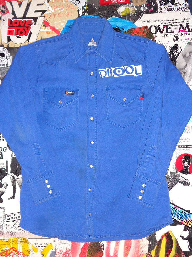 FOMO Collection - DISTRESSED Lapco Flame Resistant Collage FTPA / Manifesto Work Wear  - S - 15021