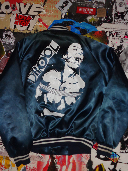 FOMO Collection - Vintage 1980s Made in USA "Herbert" Collage Origin Story / Feel Everything Jacket - L - 15033