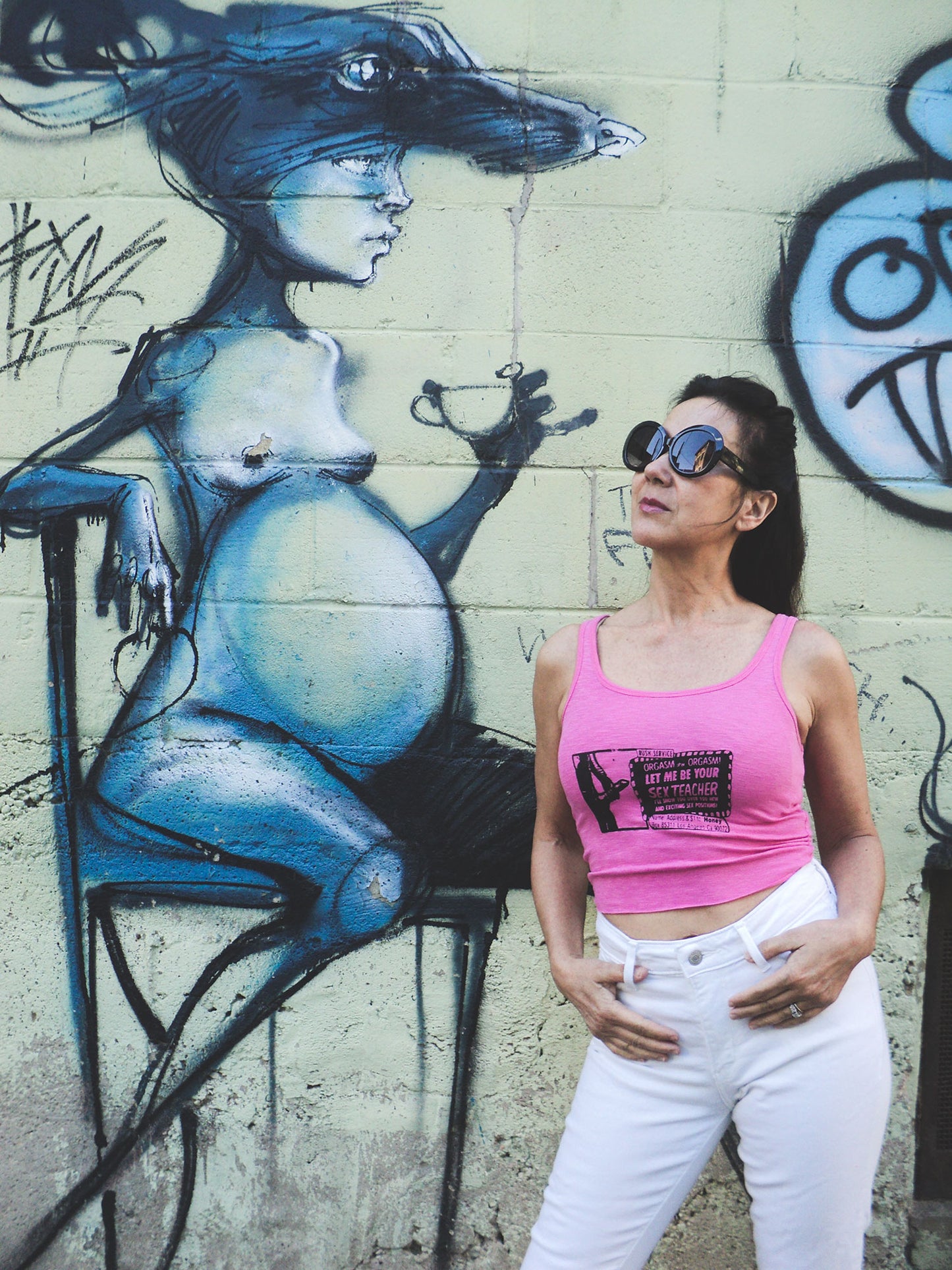 FOMO Collection - Teacher Raw Cut Crop Top - XS - 1287