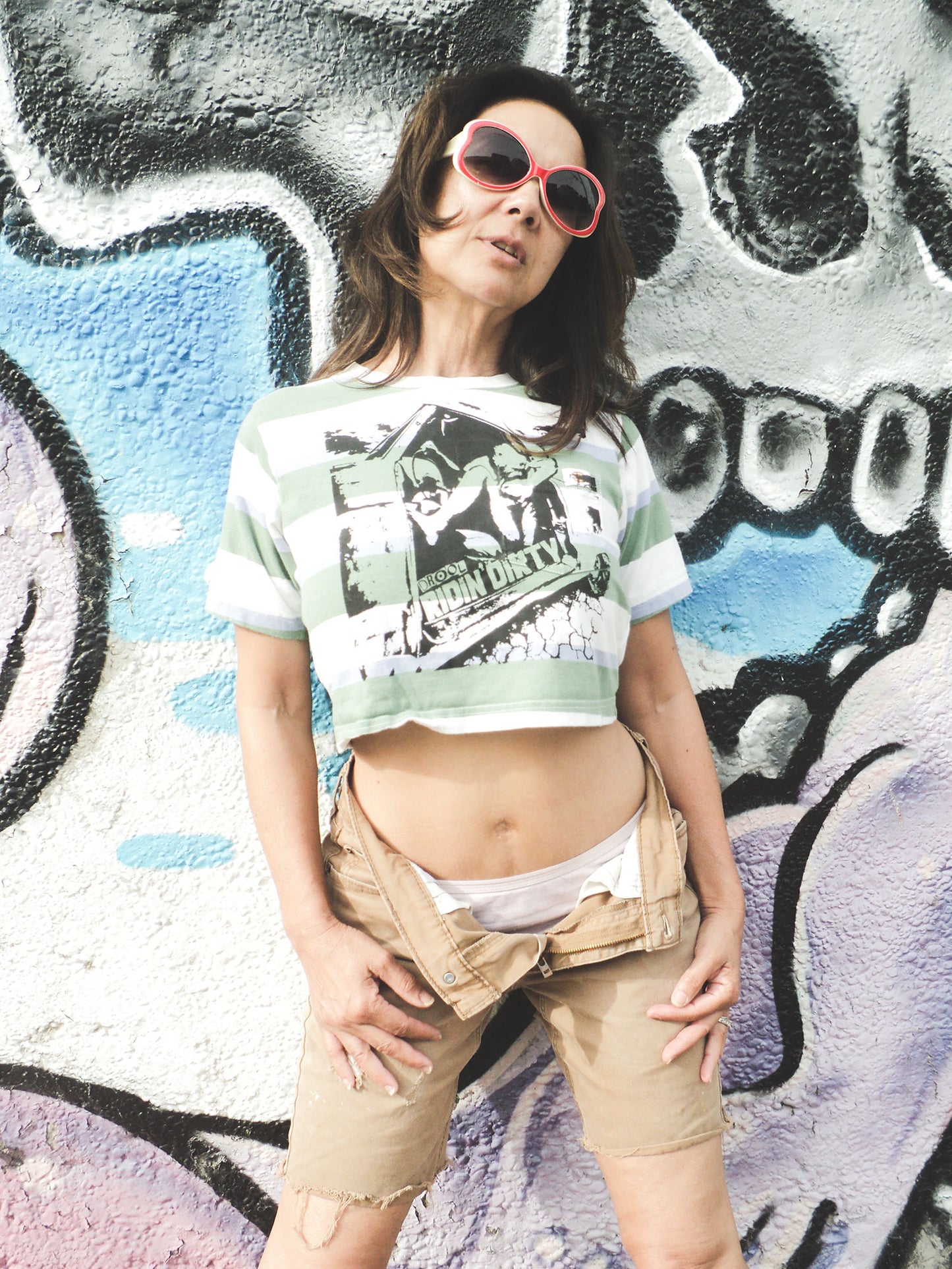 FOMO Collection - Dickies Ridin Dirty Crop Top - S - 13333