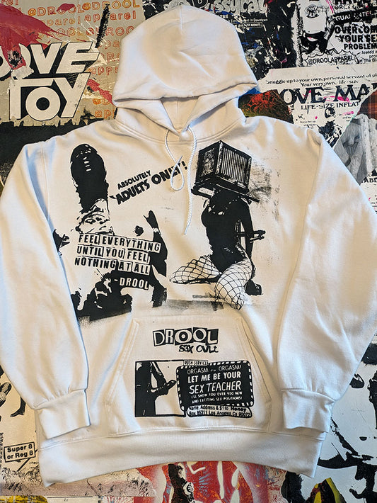 FOMO Collection - Box Head Collage Hoodie -L - 369