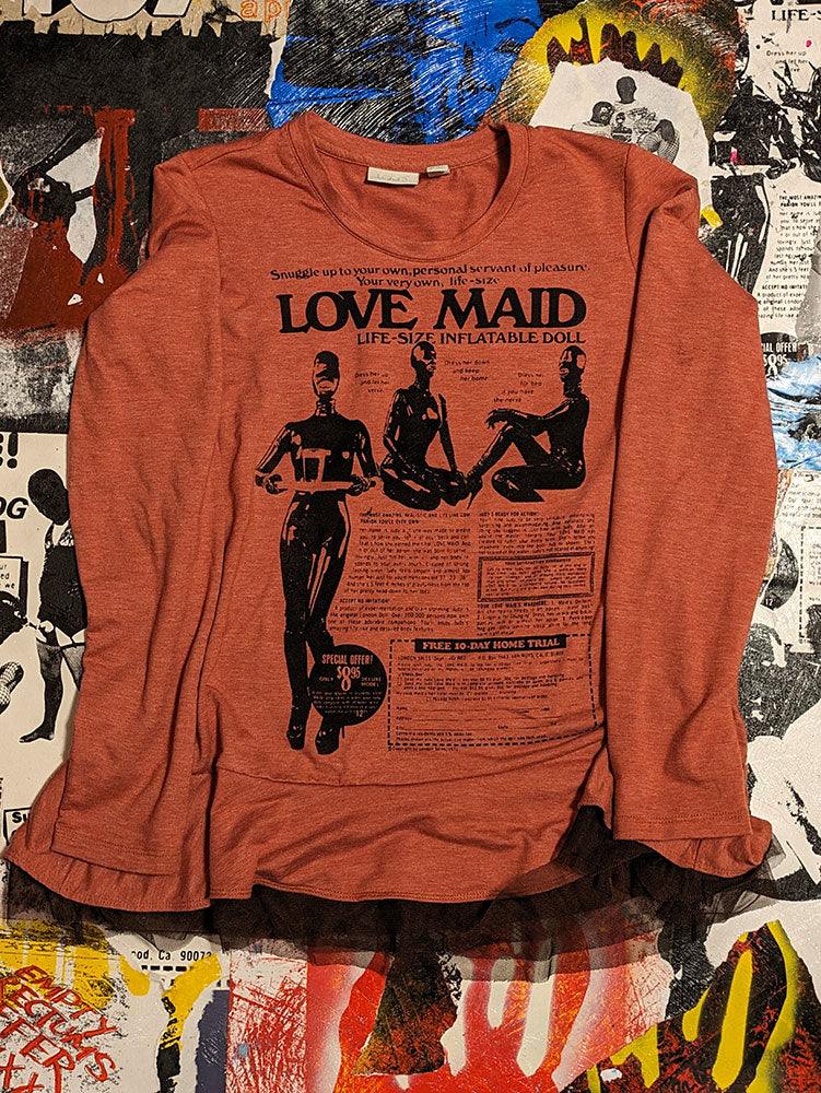 FOMO Collection - Love Maid Long Sleeve Shirt - S - 387