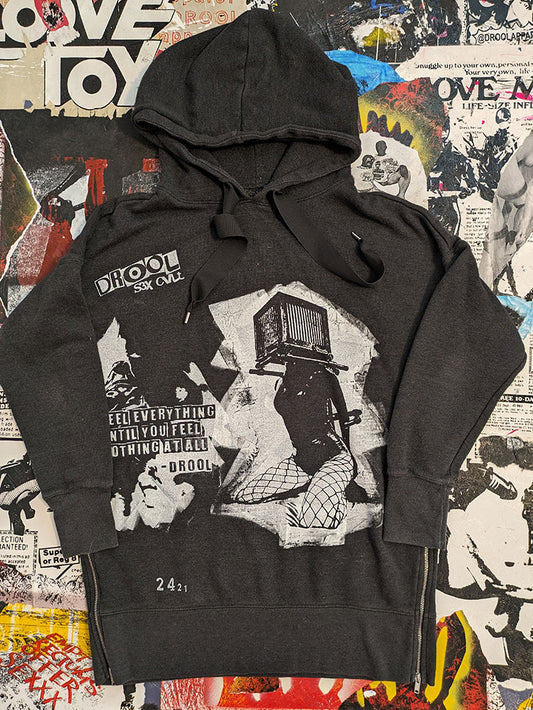 FOMO Collection - Collage Box Head Hoodie - S - 2421