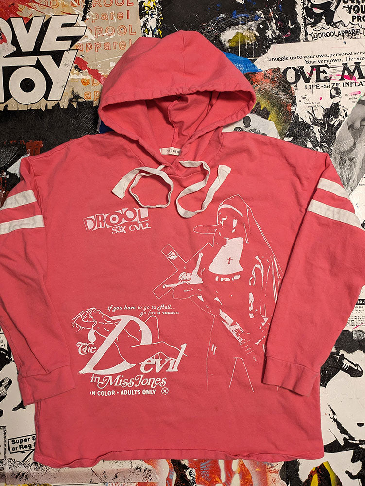 FOMO Collection - Collage Devil In Miss Jones Hoodie - M - 481