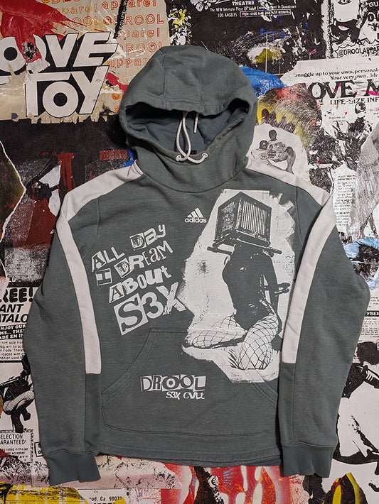 FOMO Collection - Collage A.D.I.D.A.S. Box Head Hoodie - M - 5313