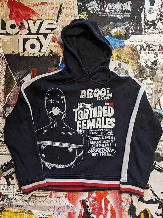 FOMO Collection - Collage Tortured Manifesto Crop Top Hoodie - XL - 567