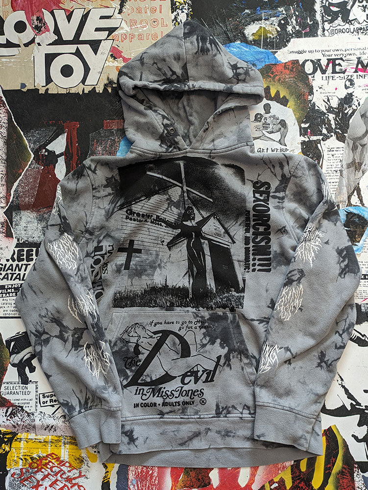 FOMO Collection - Collage Rubber Nun / Devil In Miss Jones Hoodie - XL - 5641