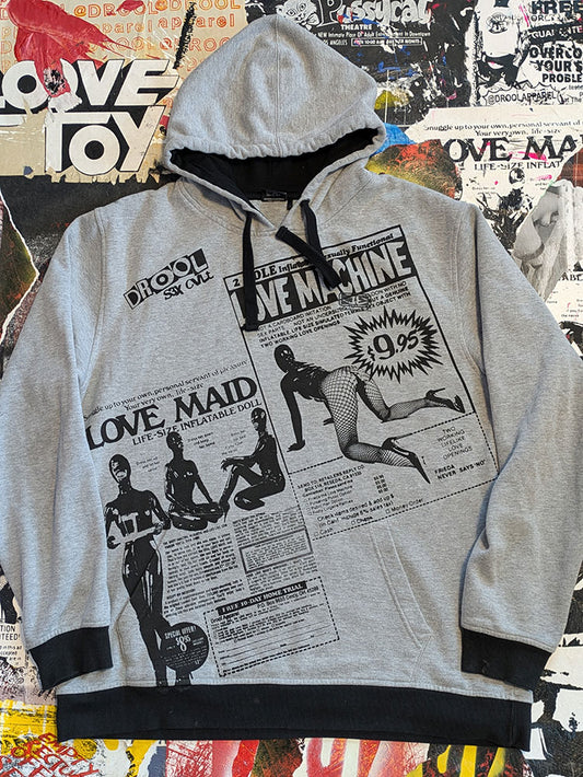 FOMO Collection - Collage Love Maid/Machine Hoodie - Extra Large - 6527