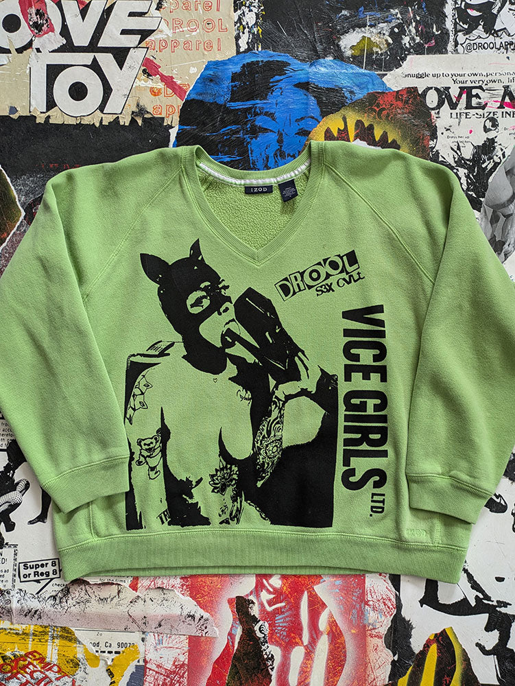 FOMO Collection - Collage Vice Girls Crewneck - Large - 7315