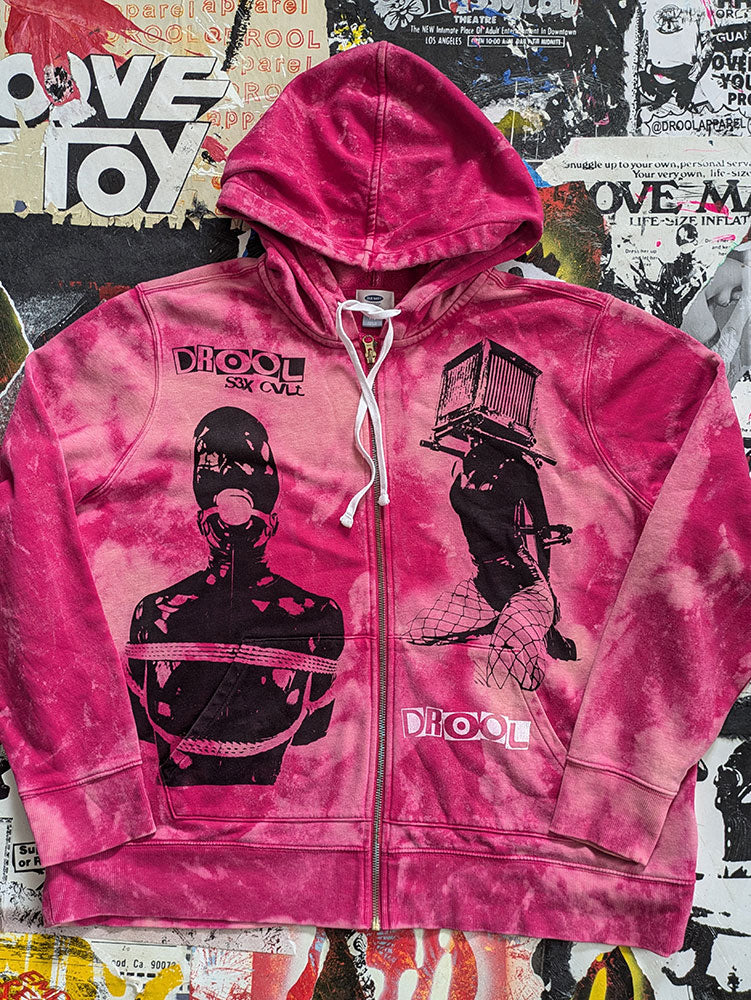 FOMO Collection - Collage Manifesto / Box Head / Vice Girls Zip I[ Hoodie -  2XL - 7324