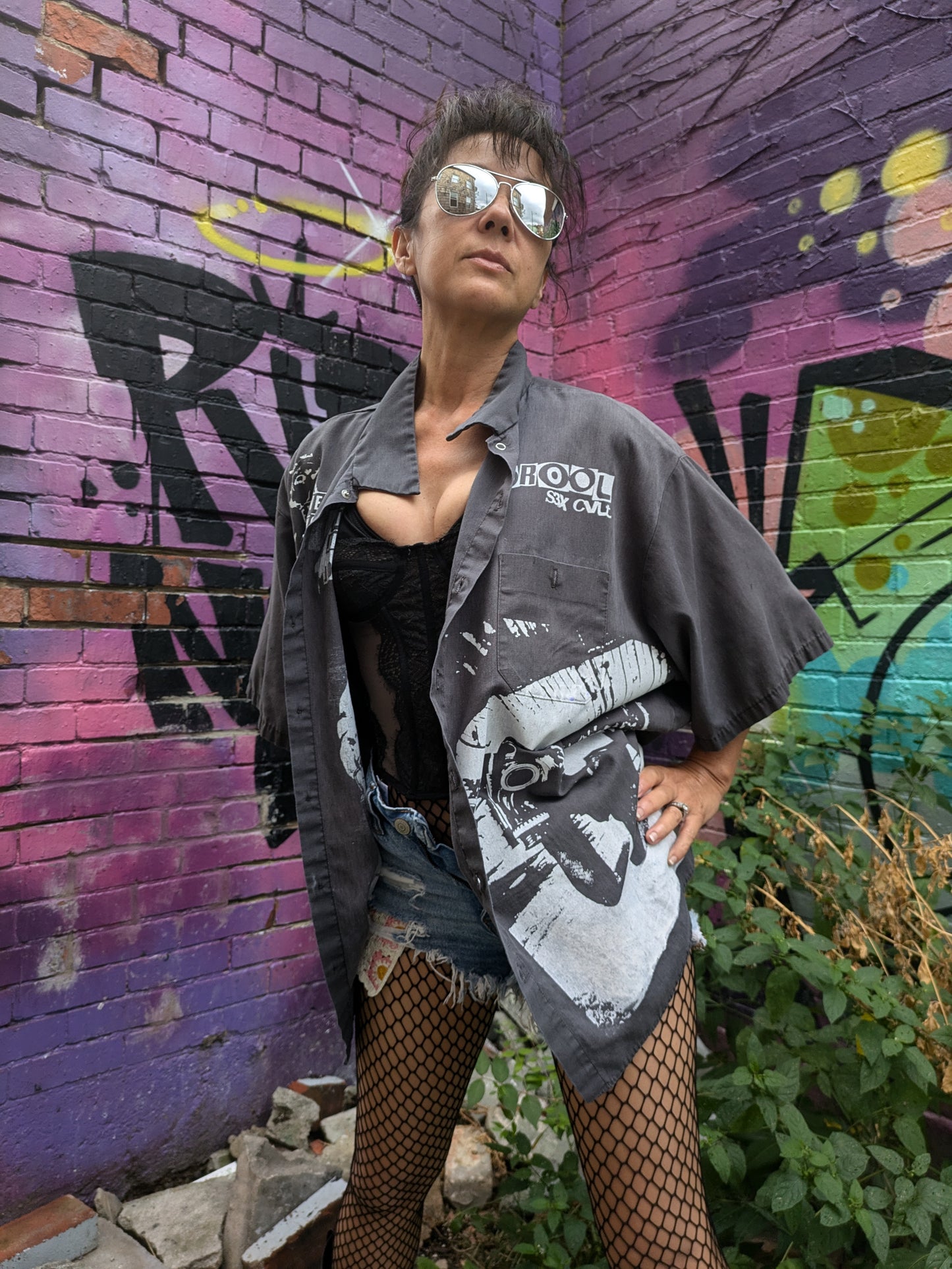 FOMO Collection - Collage Origin Story / Pets Work Wear - 3XL - 7626