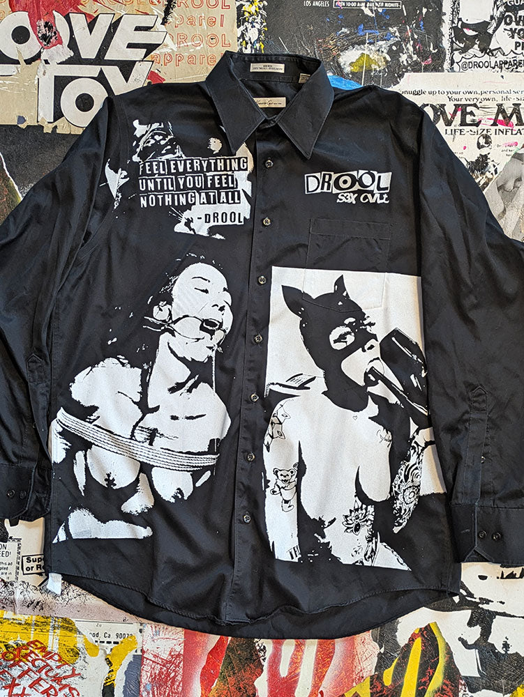 FOMO Collection - DISTRESSED Collage Origin Story / Vice Girls - L - 7623