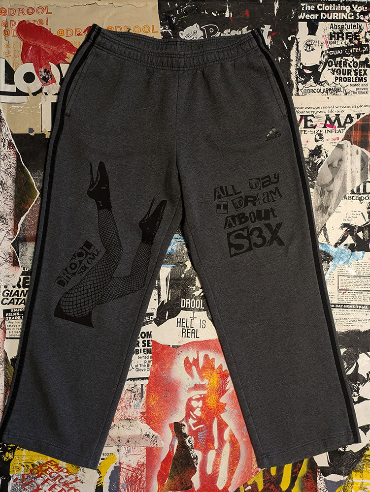 FOMO Collection - Collage A.D.I.D.A.S. Legs Sweatpants - XL(34/38) - 798