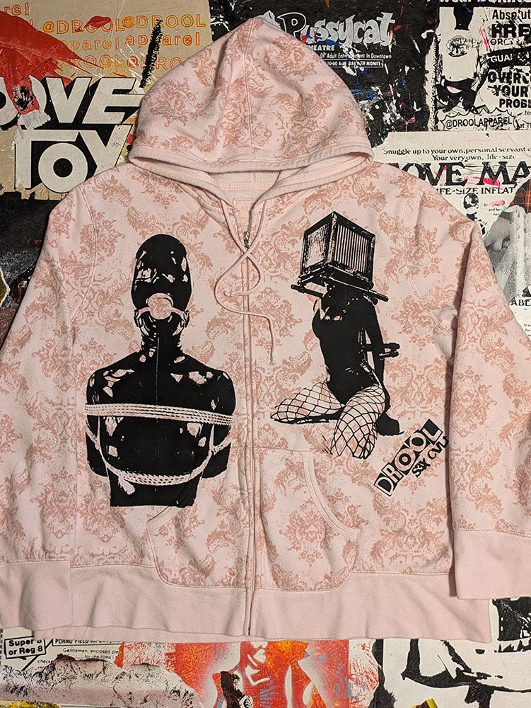 FOMO Collection - Collage Manifesto / Box Head Zip Up Hoodie - 2XL - 7928