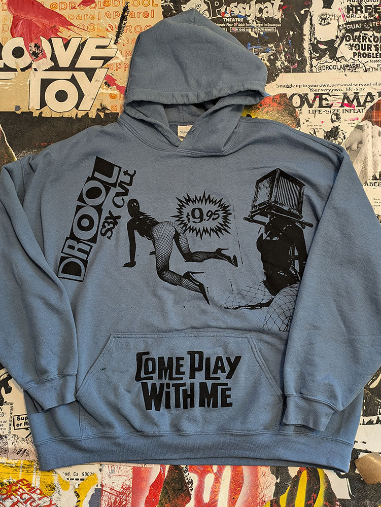 FOMO Collection - Collage Box Head / Love Machine Hoodie - 2XL - 8022