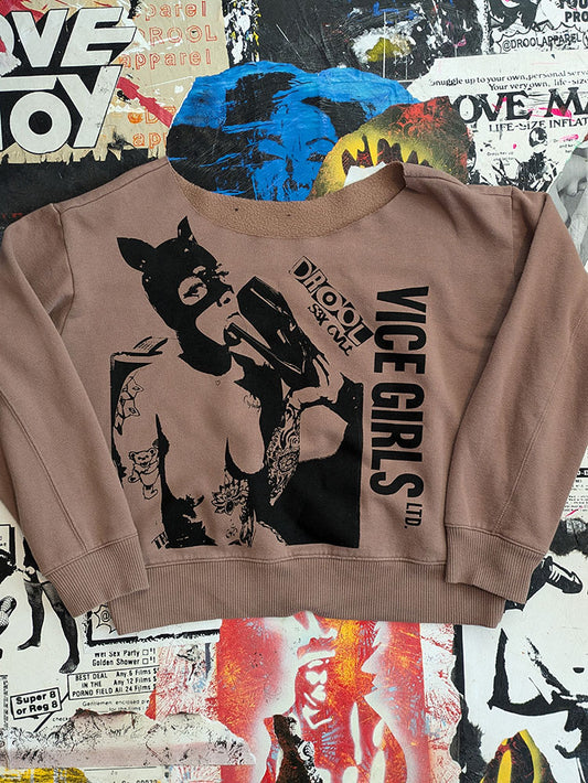 FOMO Collection - Vice Girls Raw Cut Crewneck  - 2XL - 8117