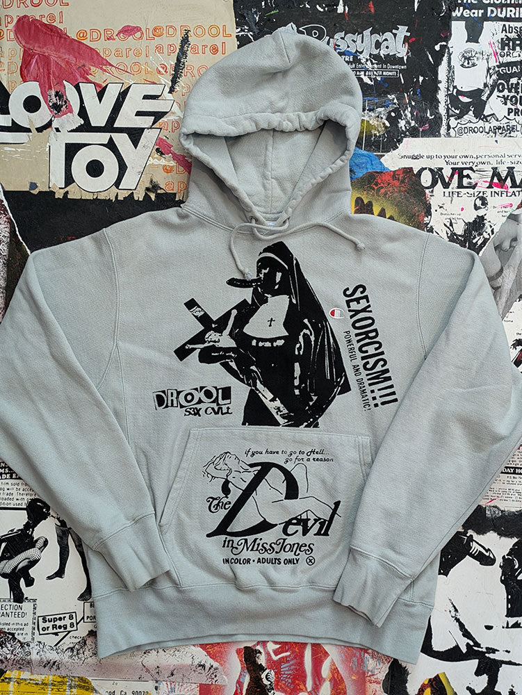 FOMO Collection - Collage Magdalene / Devil In Miss Jones Hoodie - Medium - 8319