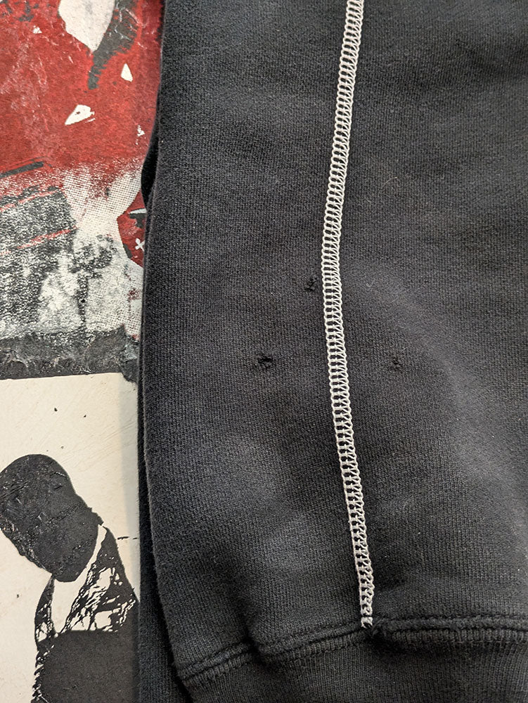 FOMO Collection - DISTRESSED Collage Pets Hoodie - Large - 8322