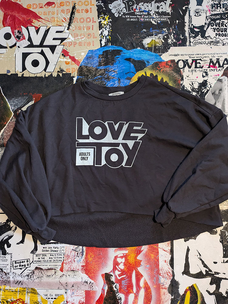 FOMO Collection - Love Toy Raw Cut Crop Top - XL - 844