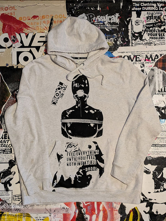 FOMO Collection - DISTRESSED Collage Manifesto Hoodie - 2XL - 8422