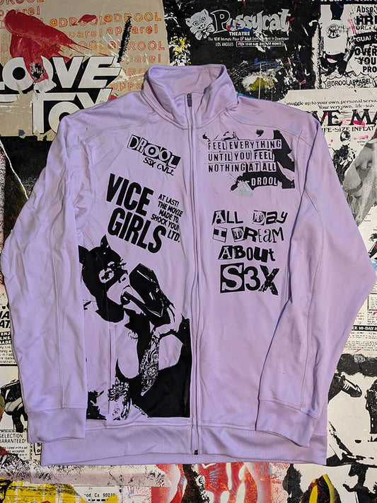 FOMO Collection - Collage A.D.I.D.A.S. / Vice Girls Zip Up - XL - 8426