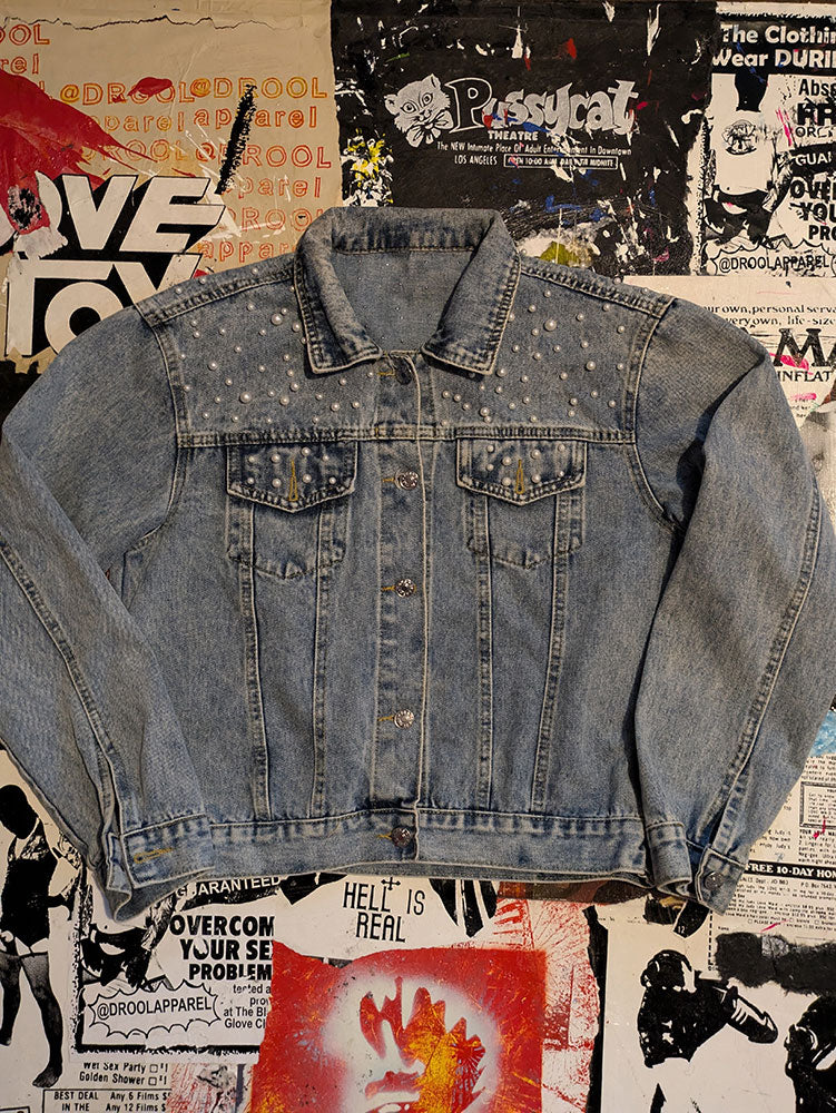 FOMO Collection - Manifesto Denim (maybe cropped) Jacket - XL - 8529