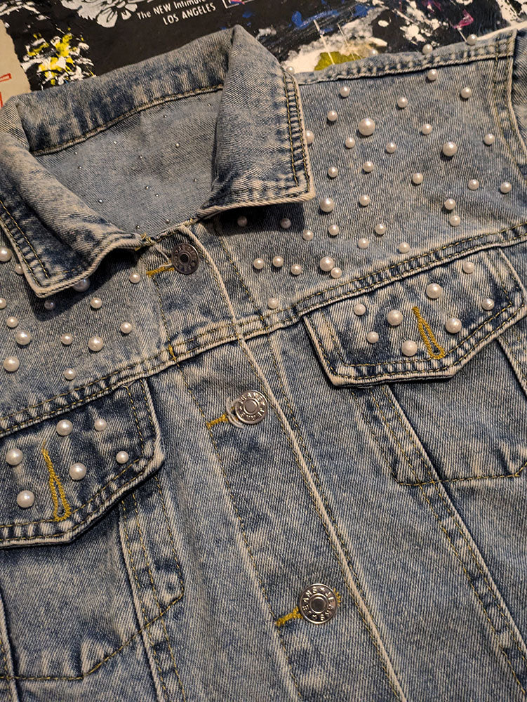 FOMO Collection - Manifesto Denim (maybe cropped) Jacket - XL - 8529