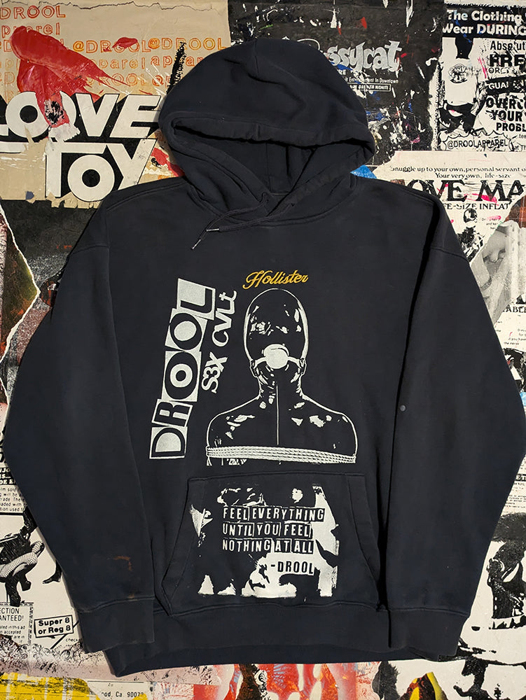 FOMO Collection DISTRESSED Collage Manifesto Hoodie - 2XL - 8825