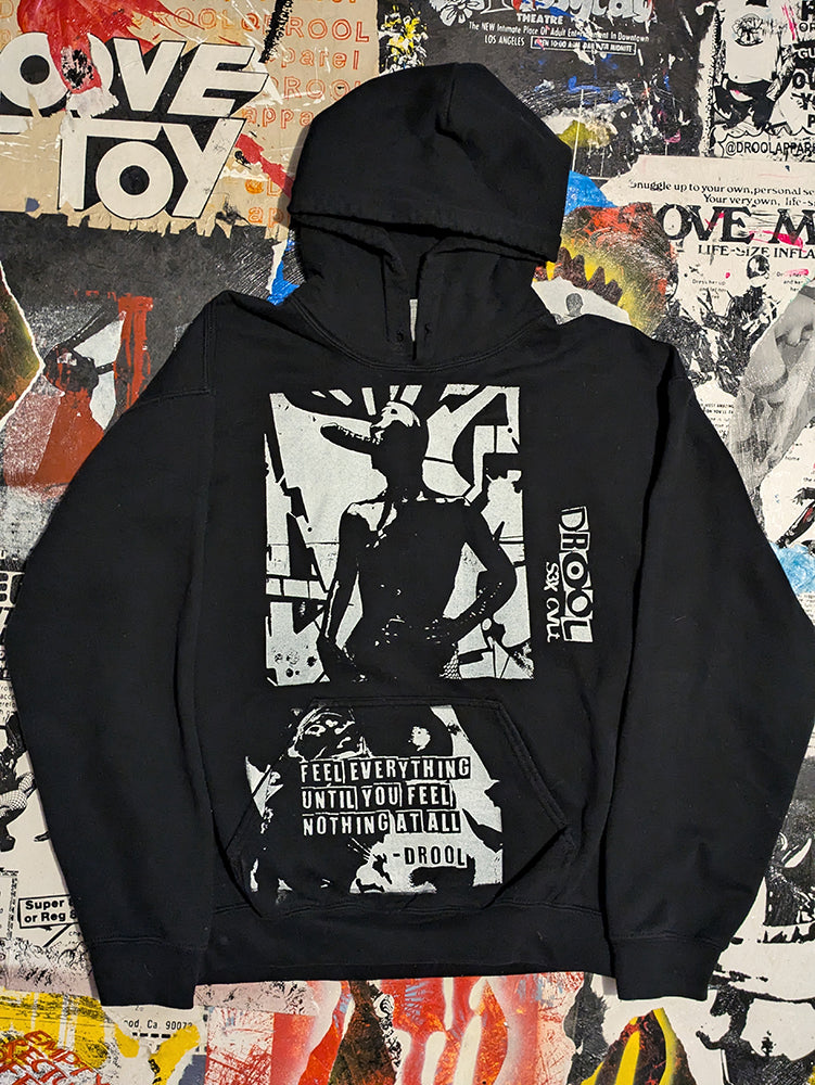 FOMO Collection Collage Graffiti Doll Hoodie - M - 8826
